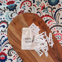 Load image into Gallery viewer, Sock Clips - 10 pack, keep 10 pairs of socks together, forever