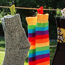 Load image into Gallery viewer, socks hanging on the clothes line